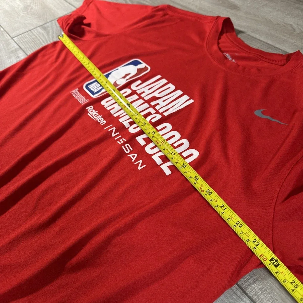NIKE NBA Global Japan GAMES 2022 LOGO T-SHIRT Tee Men's XXL Red DriFit‎